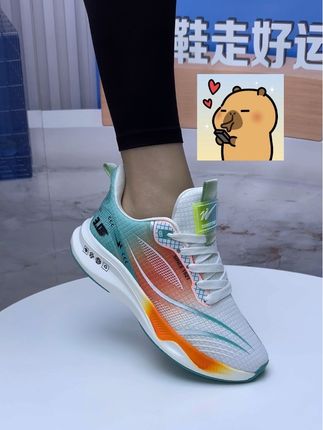穿好鞋选双星#男女同款 #多色可选时尚百搭 #轻弹跑鞋