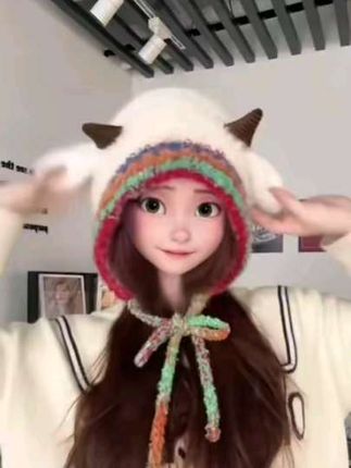 #创作灵感 解锁一顶捏捏耳朵会叫的小羊帽,软糯亲肤还是亲子款的,大人小孩都能戴!保暖防风阔爱炸了#帽子一戴谁都不爱 #帽子控 #亲子款
