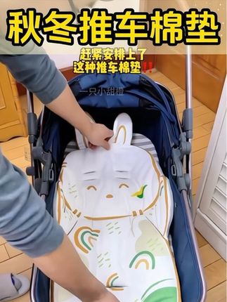 立秋后天冷了,推车里面不要一层层铺了,不暖和还不舒服,安排上#推车棉垫 保暖又好看,宝宝躺着还舒服!适合所有车型和餐椅#宝宝好物推荐#母婴好物 #新生儿 #带娃出门