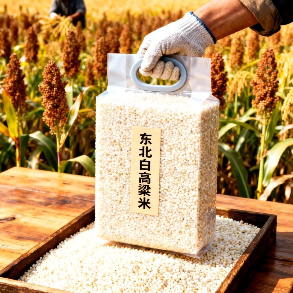 东北白高粱米。#高清真实质感 #抖音助农扶农 #五谷杂粮 #特色农产品 #东北白高粱米
