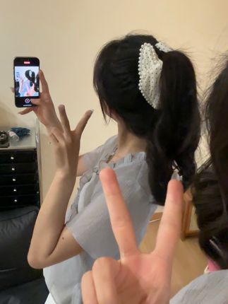 #网红发饰 #拍照姿势 #发饰发夹 #头饰发饰 #拍照技巧