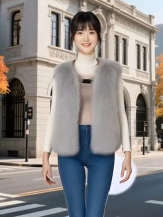 #马甲#毛毛马甲 #时尚穿搭 #抖音小助手dou上热门