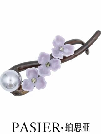 月下栀子 11厘米浪漫时尚花朵优雅盘发扭扭夹NN110#时尚发饰 #头饰搭配 #发型教程 #简单发型 #扭扭夹