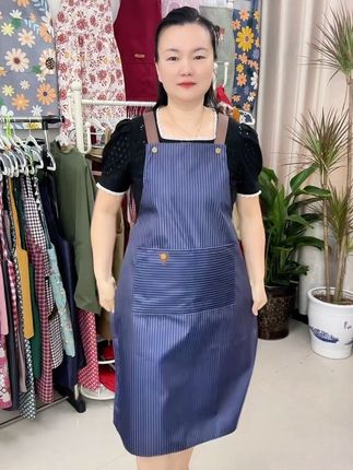 防水围裙无袖罩衣防油时尚男女工作服#质量杠杠的好 #厨房好物 #围裙#工作服#防水围裙