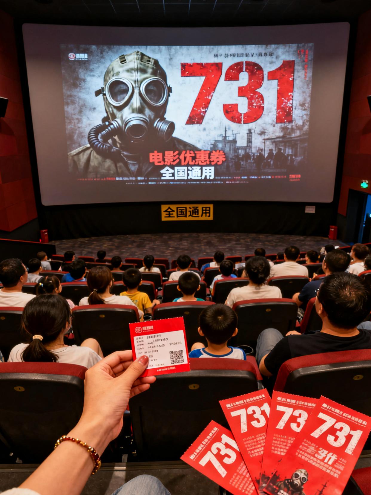 【731】观影福利来啦!抖音团购双人票仅15元,全国影院都能用,差额轻松补,用实惠价格致敬历史!#勿忘历史 #强烈推荐 #观影推荐 #好看电影推荐 #世界和平