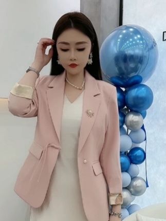 秋季新款气质显瘦洋气百搭九分袖西服女外套951#6#穿出高级感 #女装 #高级感穿搭 #气场全开