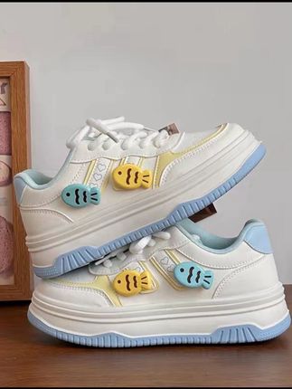 ABC女童鞋子运动鞋2025新款春秋小白鞋板鞋大童女孩软底防滑学生#女童小白鞋 #女童板鞋 #软底防滑 #女童运动鞋 #小白鞋