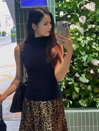 什么是风格,什么是高级,我只知道怎么开心怎么来#美式复古 #豹纹短裙 #ootd穿搭