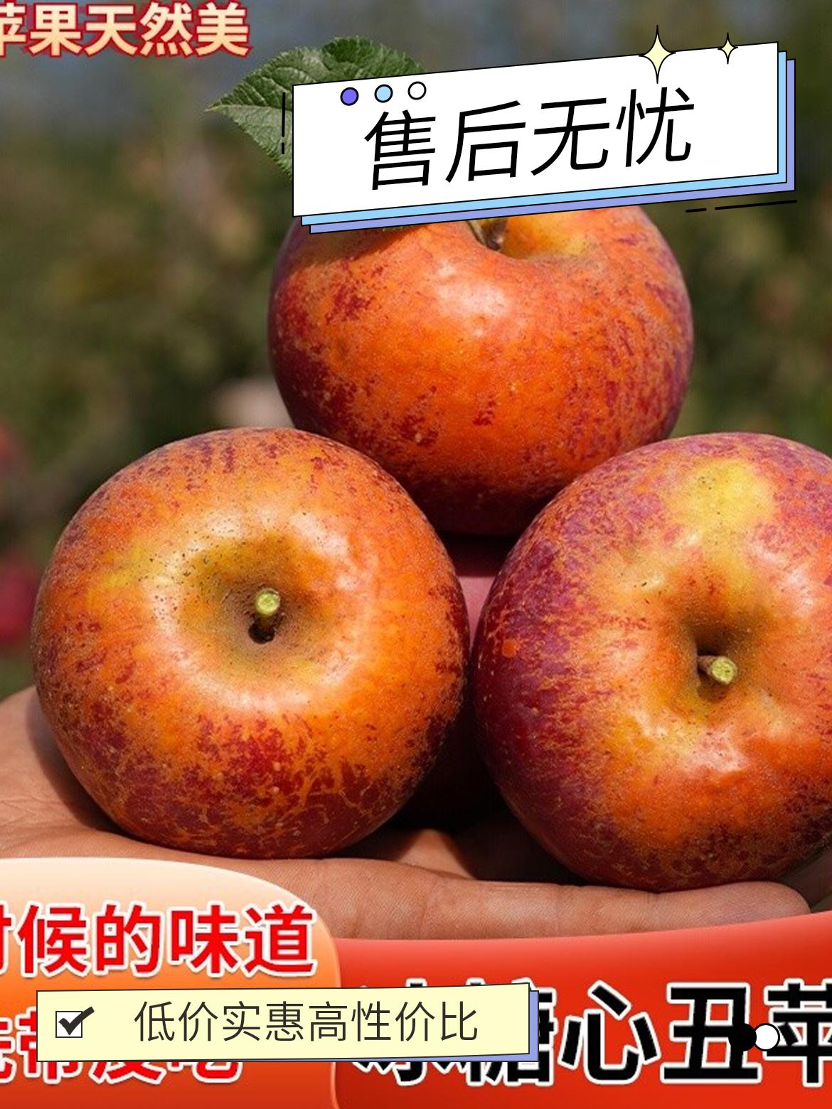 昭通冰糖心丑苹果整箱新鲜