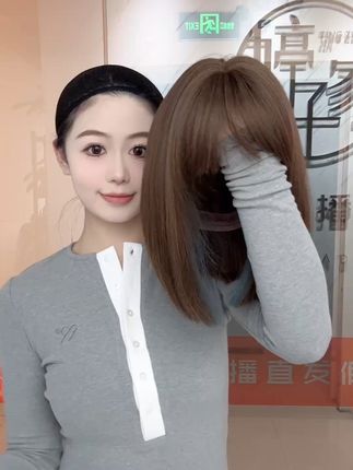 假发好看 怕不自然,那就来看看假发的上头效果吧#假发 #发型 #回头率爆棚