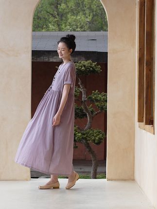 穿上这条柔软长裙,夏天不再黏腻! #牧衣原创 裙子软糯舒服又百搭!#夏日轻氧感穿搭给视觉降降温 #跟着白昼小熊DL摇打开恋夏风#日常穿搭