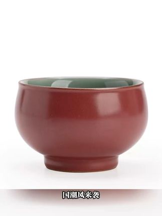 故宫红禅定杯,大师匠心之作,品茗更显格调! 喝茶总担心杯子不够大气?这款高硼硅玻璃茶器帮你解决!#茶具 #茶道 #茶器
