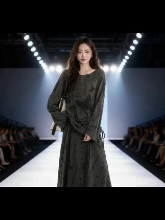 高端大品牌复古时尚设计感轻奢风套装,轻松搭配! 秋冬穿啥?这套高级感套装帮你解决难题!运费险让你放心购物!#秋季穿搭#高级感穿搭#韩系穿搭#时尚套装#秋天变时髦就从韩系穿搭开始