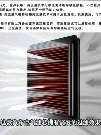 告别浑浊空气 这款滤芯让呼吸更轻松! 汽车保养时更换高流量空滤,提升动力的同时还能改善车内空气质量!#百应热点活动验收1