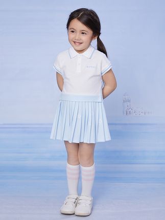 夏日出游季 | polo领连衣裙 #ettoi #童装 #ootd穿搭 #女童穿搭 #女童连衣裙