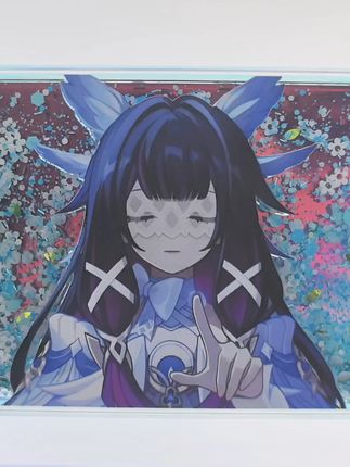 月光加冕的美人! 少女哥伦比娅#原神 #原神周边 #哥伦比娅 #流麻 #镭射流麻 