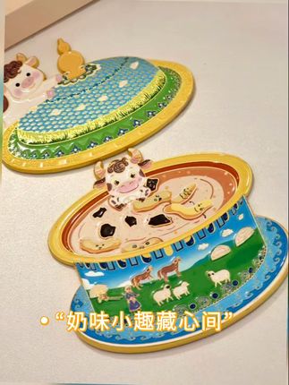 内蒙古风情铜壶冰箱贴,翻盖设计太有创意啦! 想喝正宗奶茶却没好茶具?这款创意冰箱贴帮你解决!#原创视频#冰箱贴#文创#伴手礼#旅游纪念品