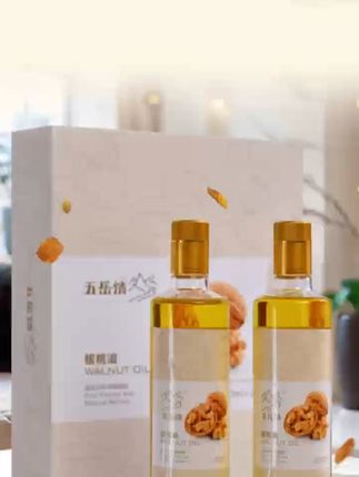 厨房必备!五岳情核桃油,拌炒两相宜,健康美味全靠它! 家里孩子不爱吃坚果?试试这好东西!#优质农产品#传统工艺#核桃油#制作过程#各省丰收战队申请出战