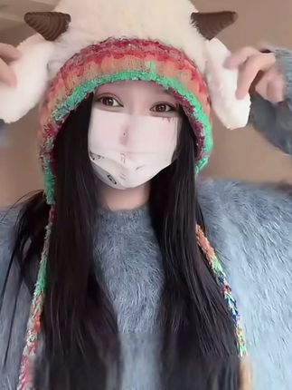 冬天戴它不怕冷,可爱小毛线帽包邮到家! 秋冬季节必备的小帽子!包邮到家啦!!快来看看吧~#秋冬穿搭#护耳帽#针织帽#秋冬新款#秋冬穿搭大揭秘