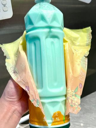 谁能拒绝1L装薄荷奶绿??? 巨巨巨好喝的薄荷奶绿自己在家就能做出来啦 #糖浆 #代糖 #夏日饮品 #自制饮品