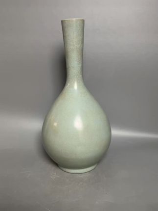 天青色胆瓶汝窑瓷器 #瓷器收藏 #摆件#器物之美