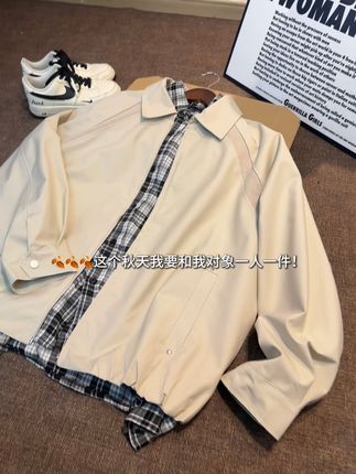 这个秋天我要和我对象一人一件!#男生穿搭 #夹克外套 #秋季穿搭 #秋天夹克穿搭技巧