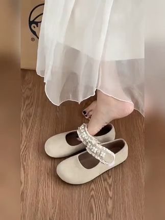 法式圆头复古玛丽珍单鞋 #单鞋 #玛丽珍鞋 #鞋子 #鞋子女