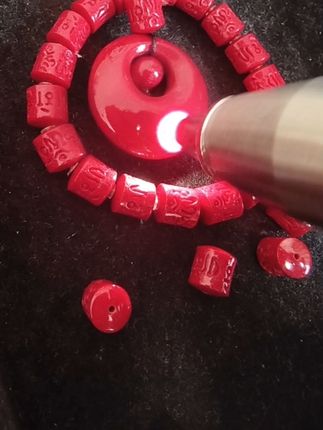 手串控必看!天然朱砂桶珠,守护你的每一天! 想了解藏传佛教文化?这颗桶珠帮你搞定!