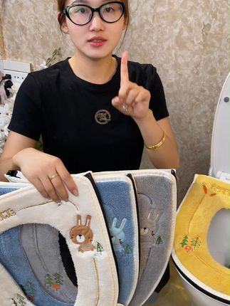 【仙女马桶长毛啦!】 公主的坐骑必须可爱满分~如厕也要精致到细节✨#毛绒马桶垫柔软舒适 #居家太太马桶垫