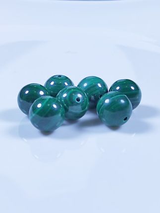 天然孔雀石圆珠散珠 #珠宝首饰 #孔雀石 #玉石魅力 #在香港珠宝展一饱眼福