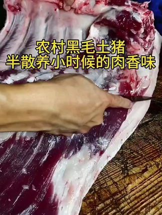农家黑土猪排新鲜到家 味道纯正顺丰速递 今天杀了很多猪,取了很多排骨给大家发了出去,感谢大家的信任!有需要的朋友点击小黄车下单吧!#夏天来点“凉快”美食 #减脂期做饭有多简单 #这个暑假一起去趟西安吧 #可乐卤肉饭真的封神了 #可乐卤肉饭真的封神了