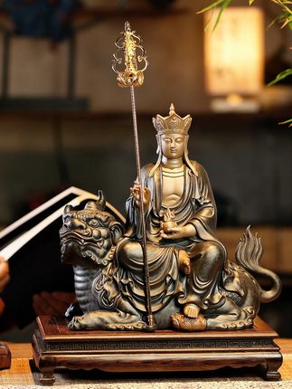 紫砂地藏王摆件