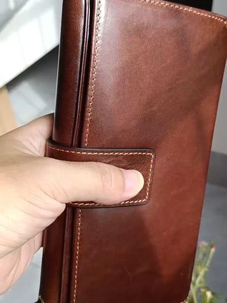 男士长款真皮钱包,免费退货无忧购! 男士出门在外总担心没合适的钱包?这款高品质包包帮你解决!#包包推荐 #爆款热卖中 #男士钱包 #男士手包