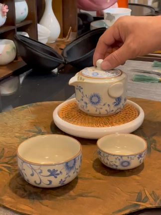 出差旅行泡茶神器,防烫手抓壶轻松搞定! 出门在外喝茶总担心水温不够?这款便携茶具帮你解决!#好物推荐🔥#茶具#旅行茶具#快客杯#便携茶具