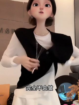 秋天必备!黑色不规则马甲,显瘦又百搭! 秋冬穿啥?这款小黑马甲帮你解决难题!#秋季穿搭#大码女装#显瘦遮肉#马甲#被秋日氛围感穿搭拿捏了