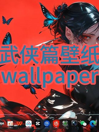 wallpaper武侠篇动态壁纸 #电脑美化远程技术服务 #小谢技术服务 #远程电脑桌面美化 #电脑蓝屏 #电脑