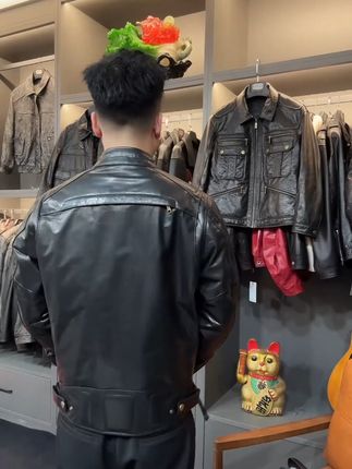 穿上它,帅气出门!男士真皮外套,免费退货无忧穿 秋冬男士必备!这款皮衣质量好、版型帅,还有运费险!#男生穿搭#品质男装#秋季穿搭#皮夹克#被秋日氛围感穿搭拿捏了