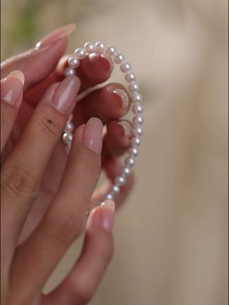 亮晶晶的淡水珍珠手串,戴在手上简直太美了❣️ #汀白珍珠旗舰店 #汀白珍珠手链 #汀白珍珠手串 #汀白珍珠手链18k金 #汀白淡水珍珠手链