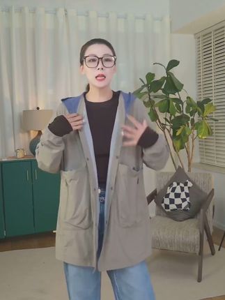 秋雨绵绵,这款防水外套让你出行无忧! 秋冬穿啥?这款高品质外套帮你解决难题!#秋季穿搭#秋冬穿搭#高级感穿搭#品质女装#中性风入秋穿搭灵感
