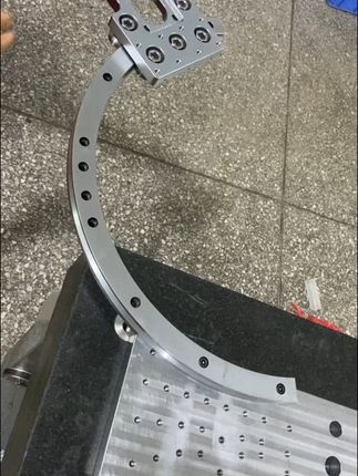 深圳各种角度带齿轮环形导轨定制厂家 深圳定制180度导轨带齿环形导轨线齿圈弧形非标环齿圆弧轨道制造#非标制造
