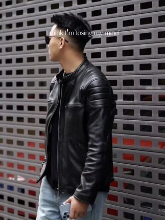穿上它,帅气出行!男士皮衣,免费退货无压力 #早秋显身材平价上衣合集