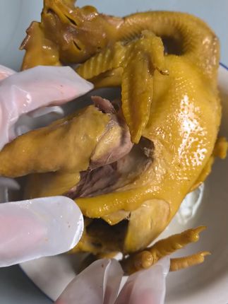 盐焗老母鸡750g 孩子想吃盐焗鸡,简单几步,在家轻松安排#国潮美食味儿 #拯救没食欲的秋天