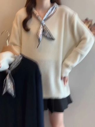 大码女生秋冬必备!舒适显瘦毛衣,穿出慵懒风范! 姐妹们!这个冬天一定要试试这款慵懒风宽松毛衣!舒适又好看~#显瘦穿搭#秋冬穿搭#大码女装#慵懒风穿搭#被秋日氛围感穿搭拿捏了