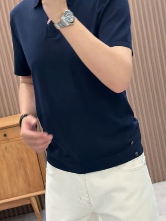 穿上这件毛衣,轻松应对职场与休闲 #男士Polo衫 #商务休闲 #春秋穿搭 #男装 #针织Polo
