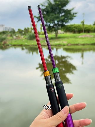 溪流边轻松垂钓 迷你鱼竿让你说钓就钓! #钓鱼 #户外钓鱼 #溪流竿 #小物钓 #鱼和熊户外用品