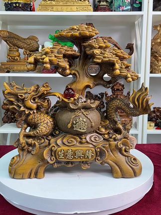 店铺开张公司开业摆什么好?当然少不了发财树。寓意财源滚滚!好运连连!!!#好物推荐🔥 #家居好物 #摆件 #家居摆件 #礼物