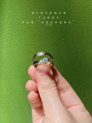 纯银真爱之心情侣对戒|戴在指尖的双向奔赴! #婚戒 #情侣对戒 #戒指情侣 #纯银戒指开口 #首饰分享
