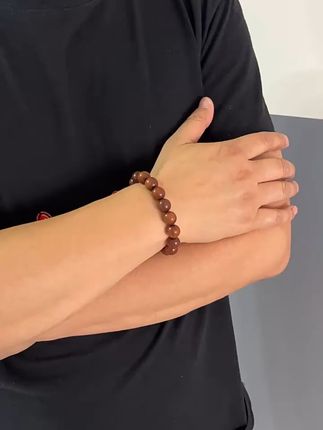 天然海南黄花梨,男士女士都能盘的精品手串! 想入手高品质小众文玩?不知道怎么选?这款黄花梨手串千万别错过!#文玩手串 #手串 #海南黄花梨 #来抖音商城双11领超级补贴 #首饰分享