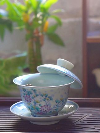 #茶具好物推荐 #盖碗泡茶 #器物之美 #召唤茶友 #斗彩