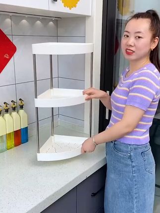 厨房凌乱?这个置物架包邮到家,瞬间整洁! 这个小物件真的太好用了!家里各种瓶瓶罐罐都能放上去,关键还是包邮到家哦~#厨房好物#厨房必备神器#厨房收纳#厨房置物架#在改造的小家里感受生活的温度